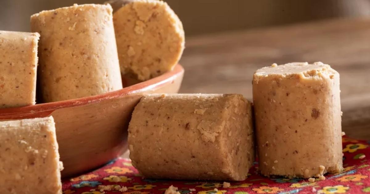 Paçoca de amendoim tradicional com 3 ingredientes, não há quem resista essa delícia