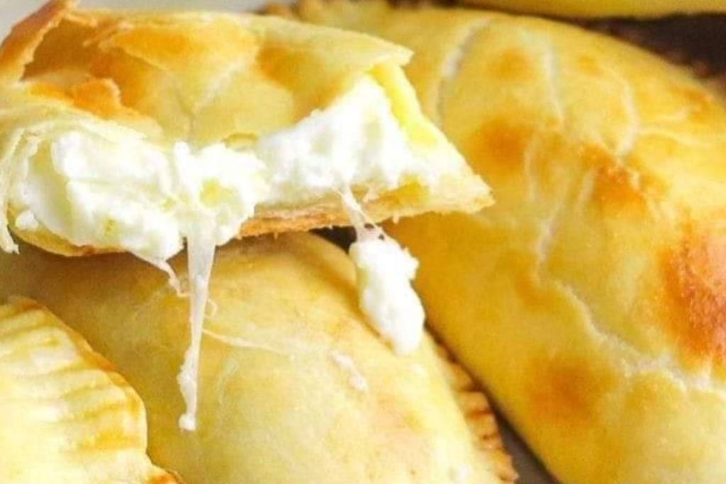 Pastel de forno crocante, vai ser impossivel comer so um