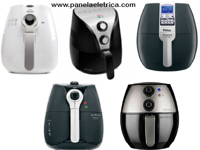 4 Modelos diferentes de Fritadeira Air Fryer 4 Modelos diferentes de Fritadeira Air Fryer